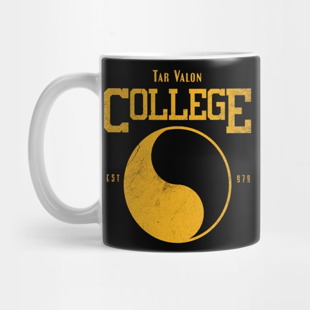 Tar Valon College Yellow Ajah Slogan and Symbol by TSHIRT PLACE